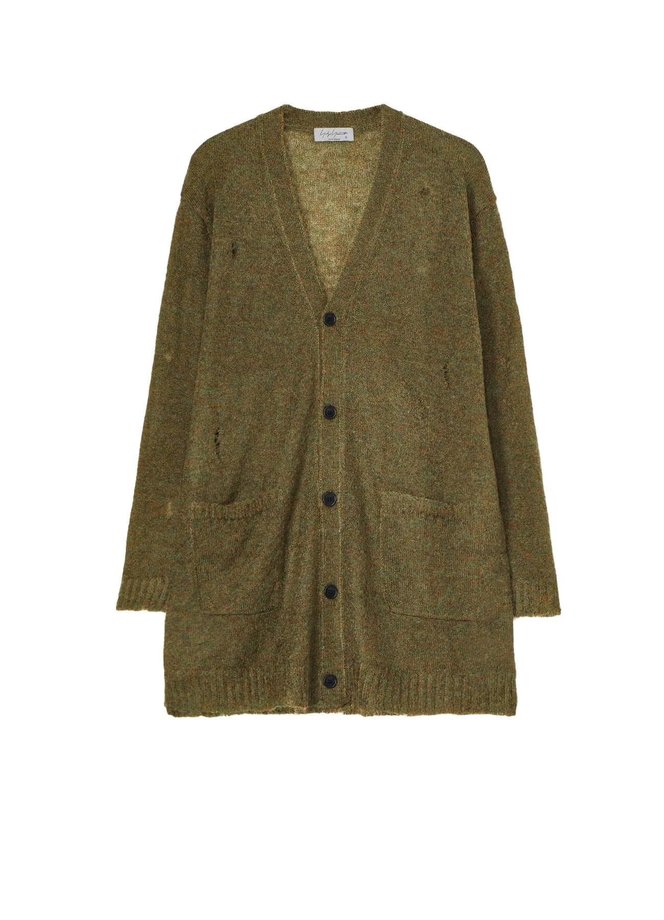 7G1P PLAIN STITCH V LONG CARDIGAN sold by Yohji Yamamoto
