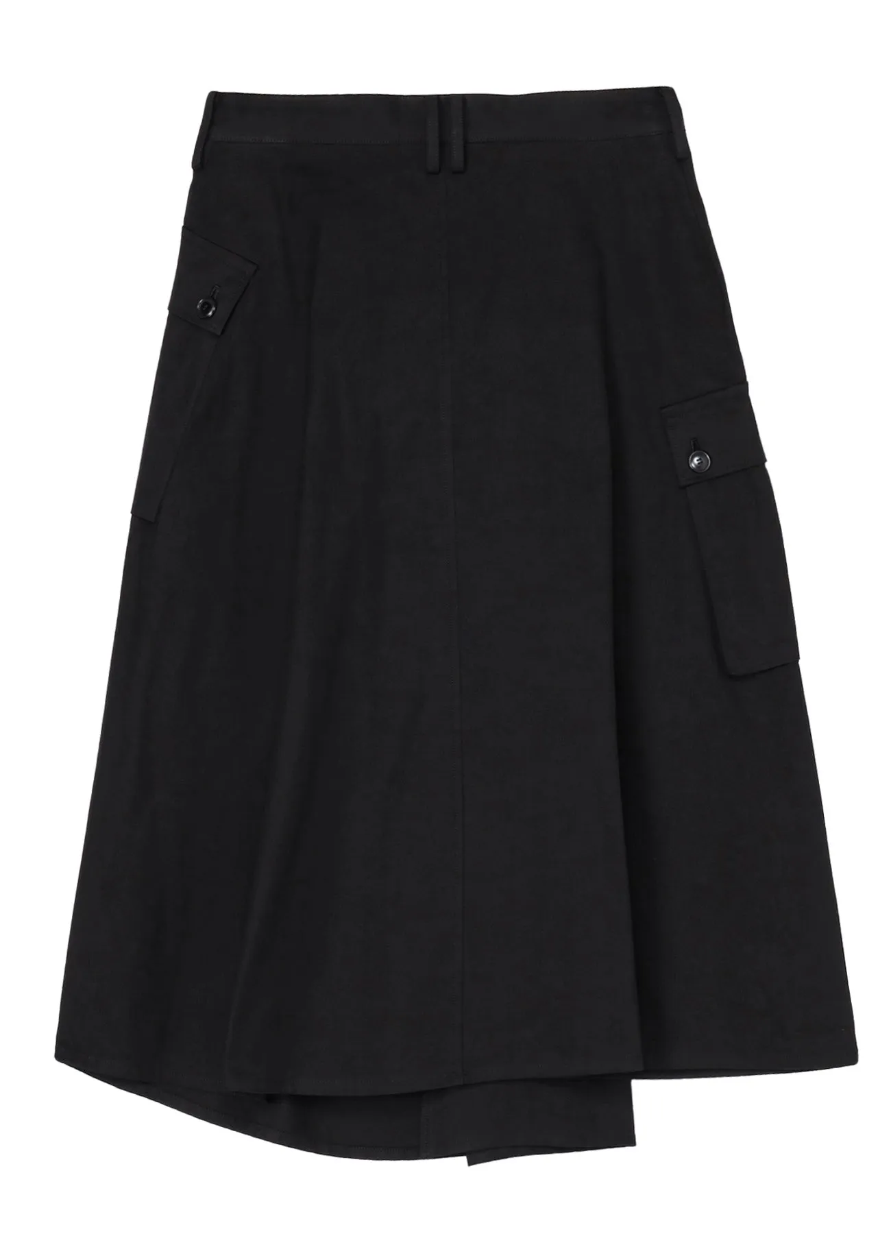 GABARDINE R-WIDE TUCK CARGO SKIRT sold by Yohji Yamamoto product image thumbnail 4