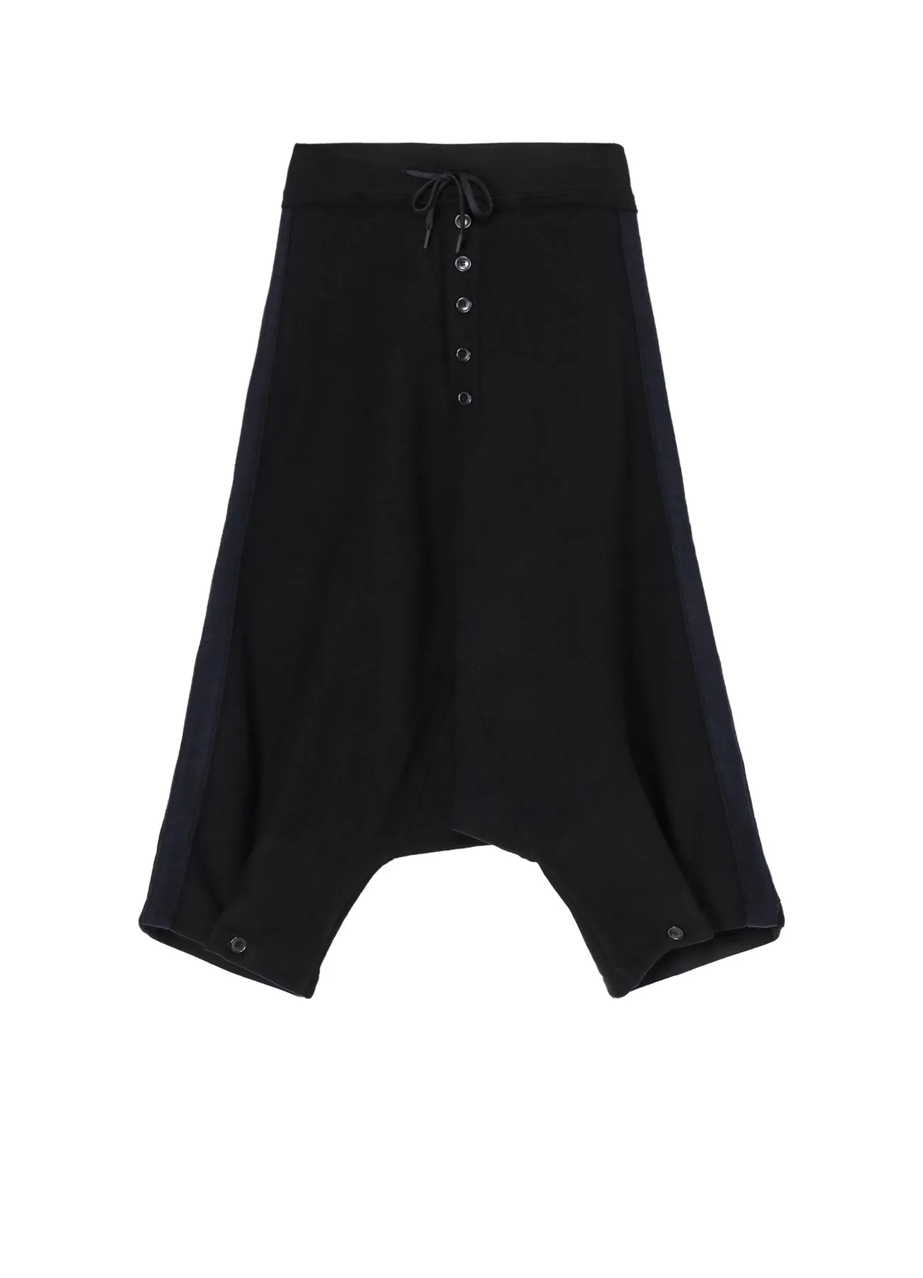 Liy/C BLUSHED FRENCH TERRY R-SIDE LINE BACKSIDE TUCK PANTS sold by Yohji Yamamoto