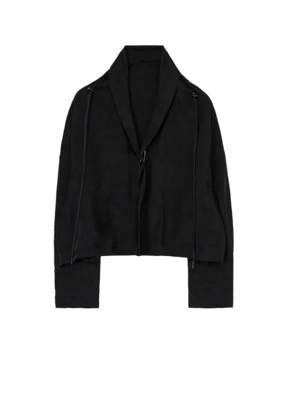 Cu WRINKLED TWILL R-SQUARE JACKET sold by Yohji Yamamoto