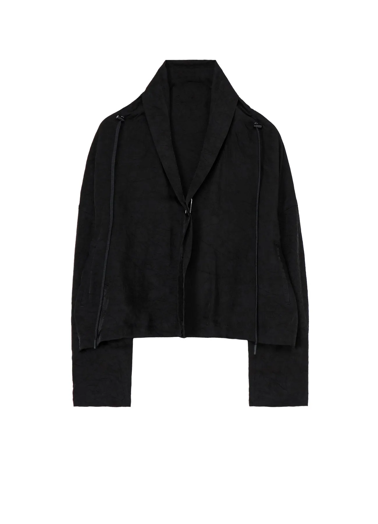 Cu WRINKLED TWILL R-SQUARE JACKET sold by Yohji Yamamoto