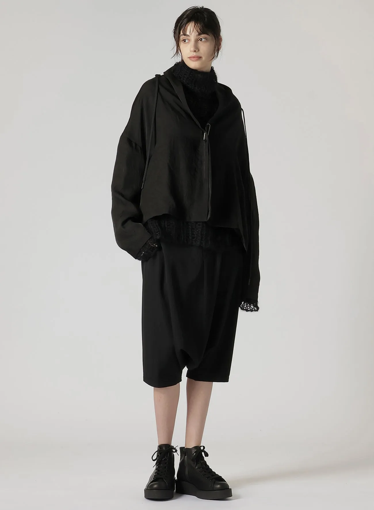 Cu WRINKLED TWILL R-SQUARE JACKET sold by Yohji Yamamoto product image thumbnail 3