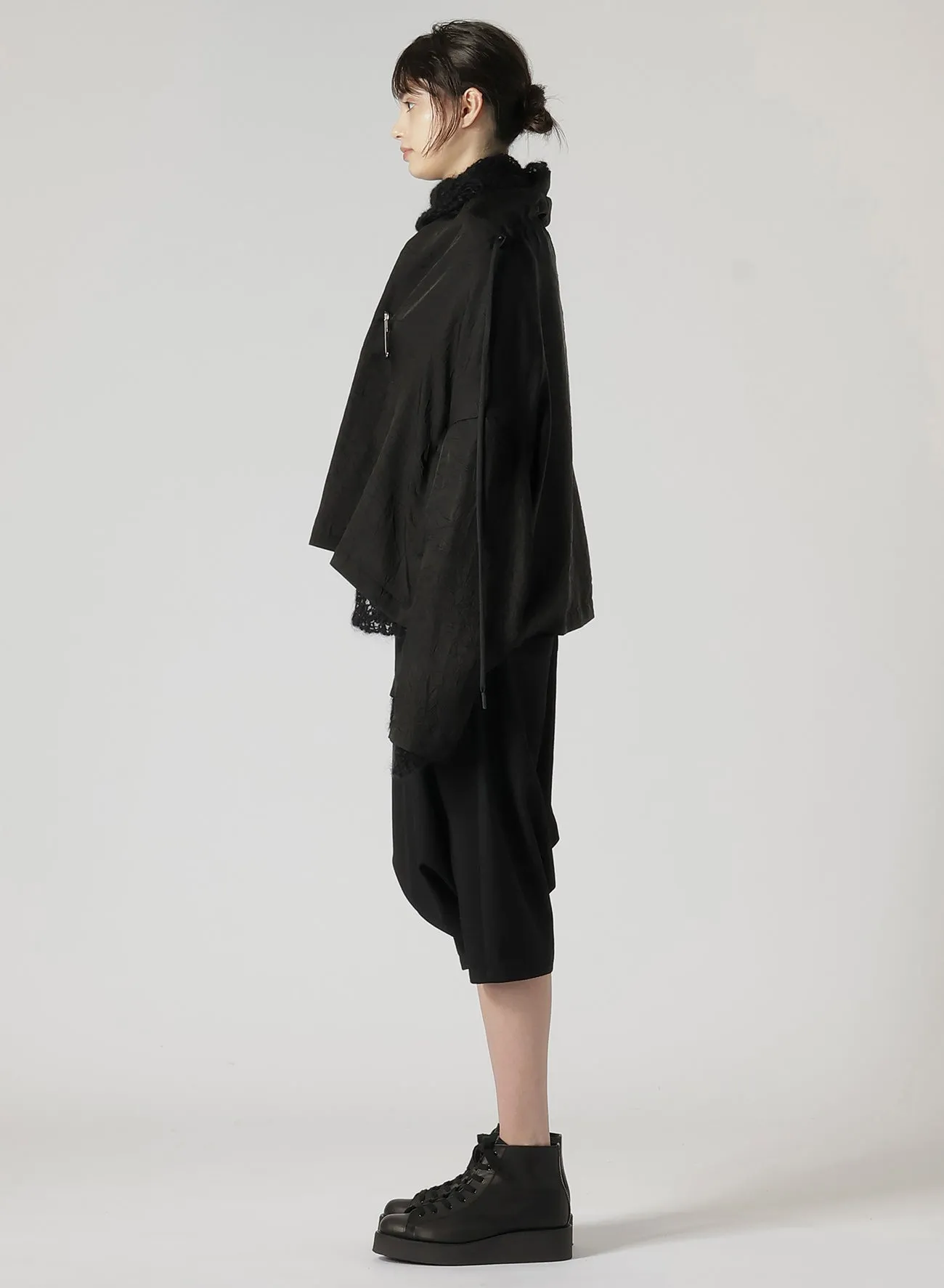 Cu WRINKLED TWILL R-SQUARE JACKET sold by Yohji Yamamoto product image thumbnail 4