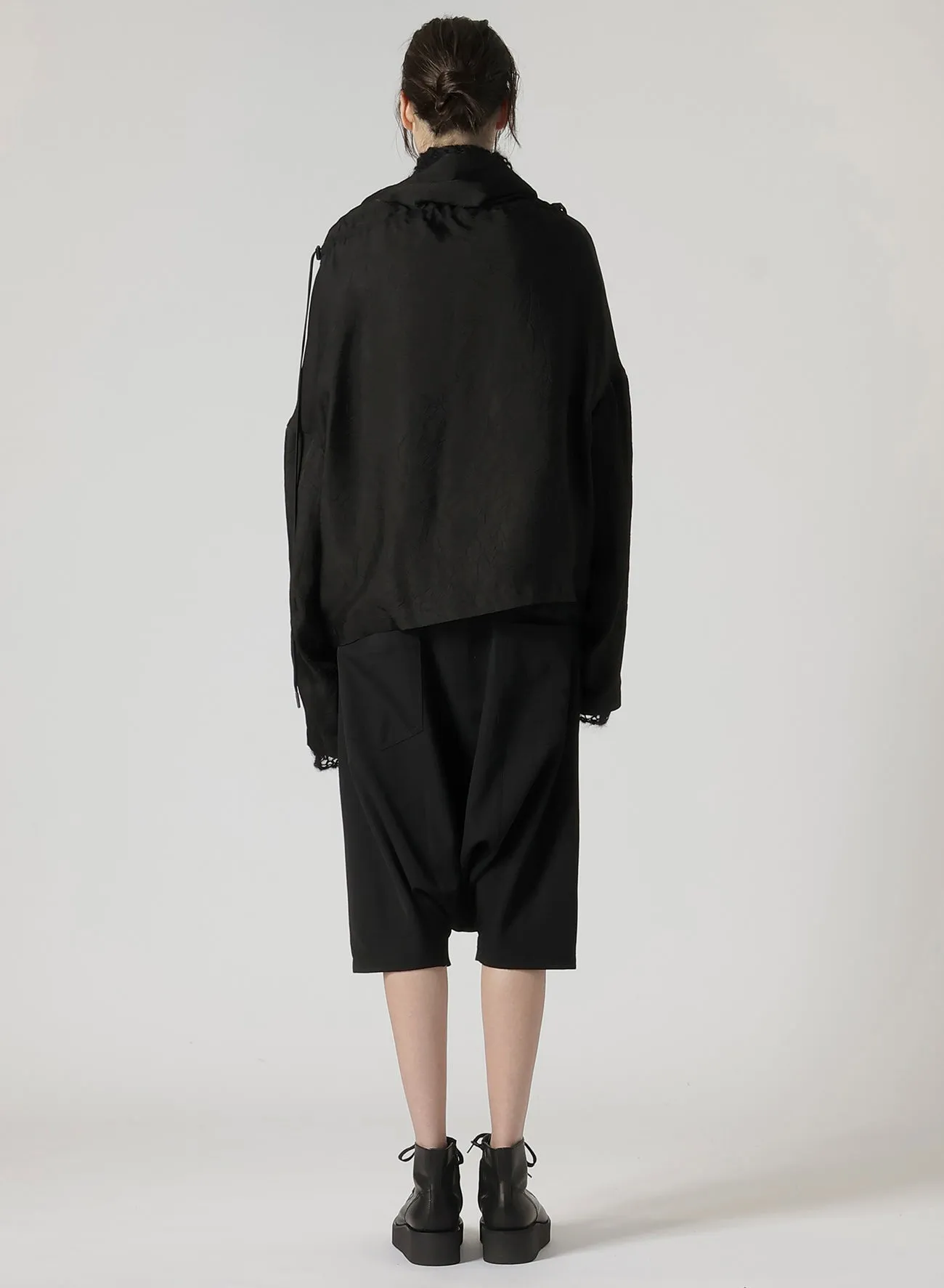 Cu WRINKLED TWILL R-SQUARE JACKET sold by Yohji Yamamoto product image thumbnail 5