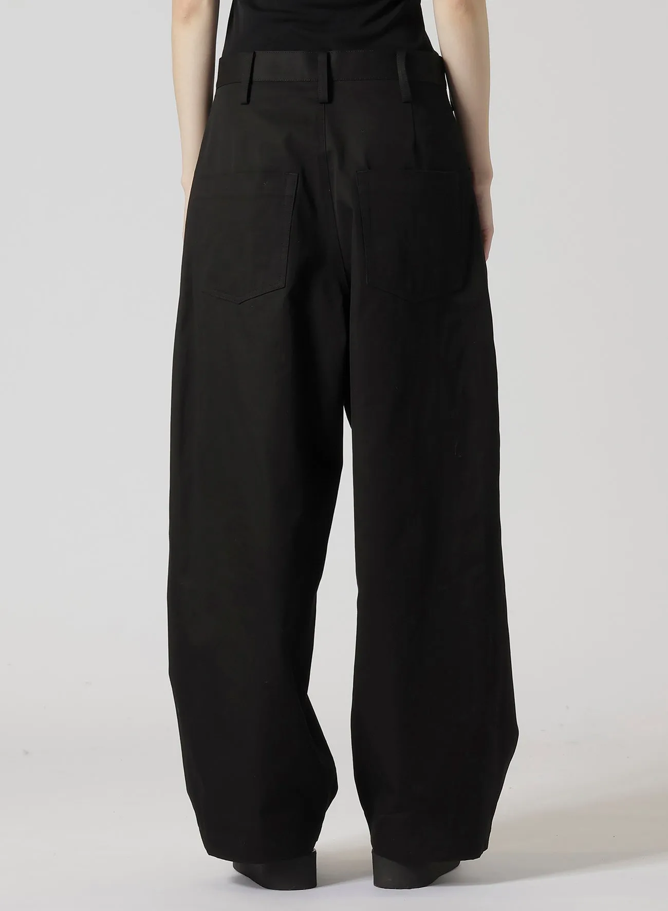 GABARDINE R-PEDAL P PANTS sold by Yohji Yamamoto product image thumbnail 4