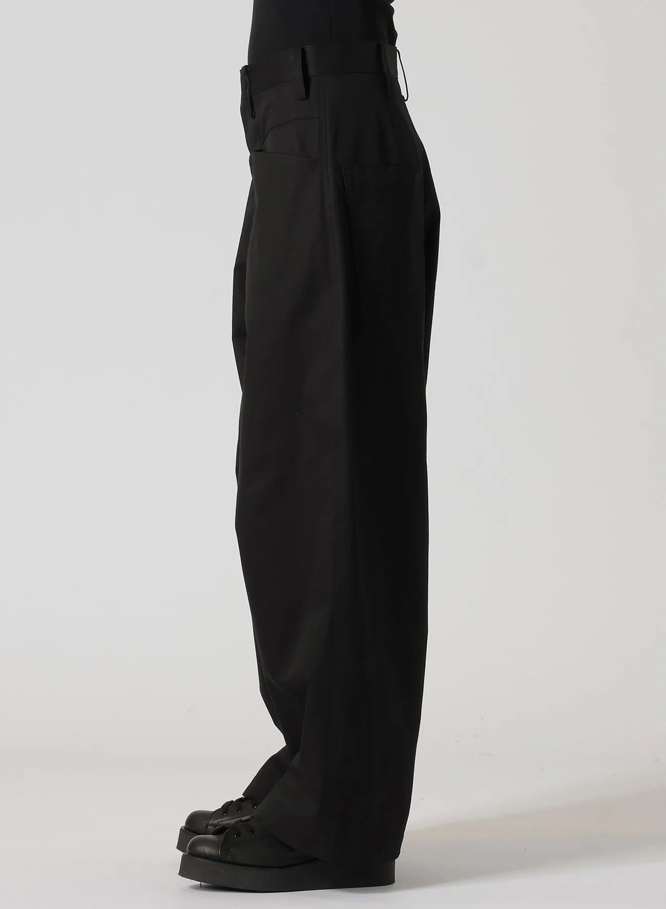 GABARDINE R-PEDAL P PANTS sold by Yohji Yamamoto product image thumbnail 3