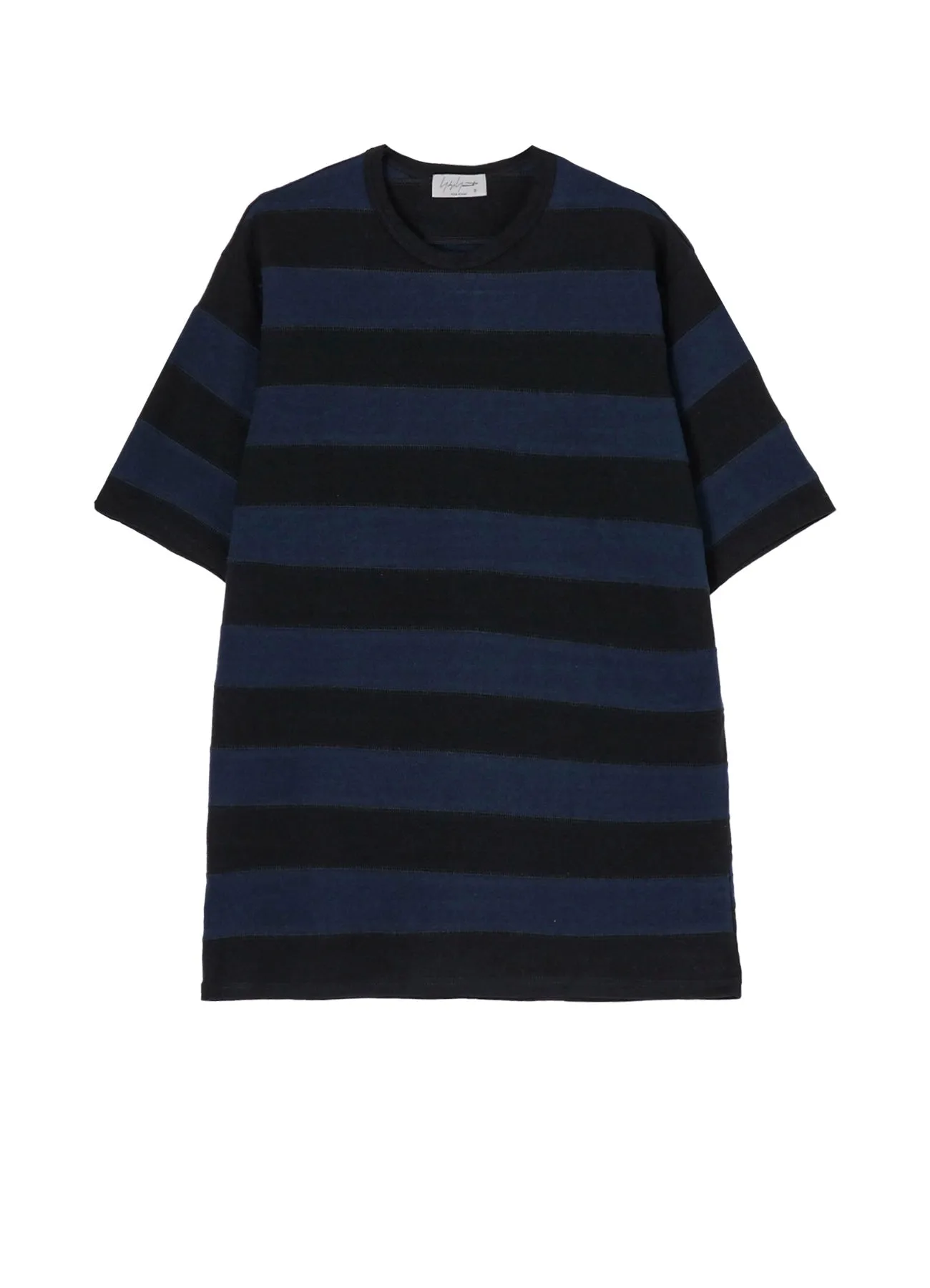 19/1 PLAIN STITCH STRIPE SHORT SLEEVE sold by Yohji Yamamoto