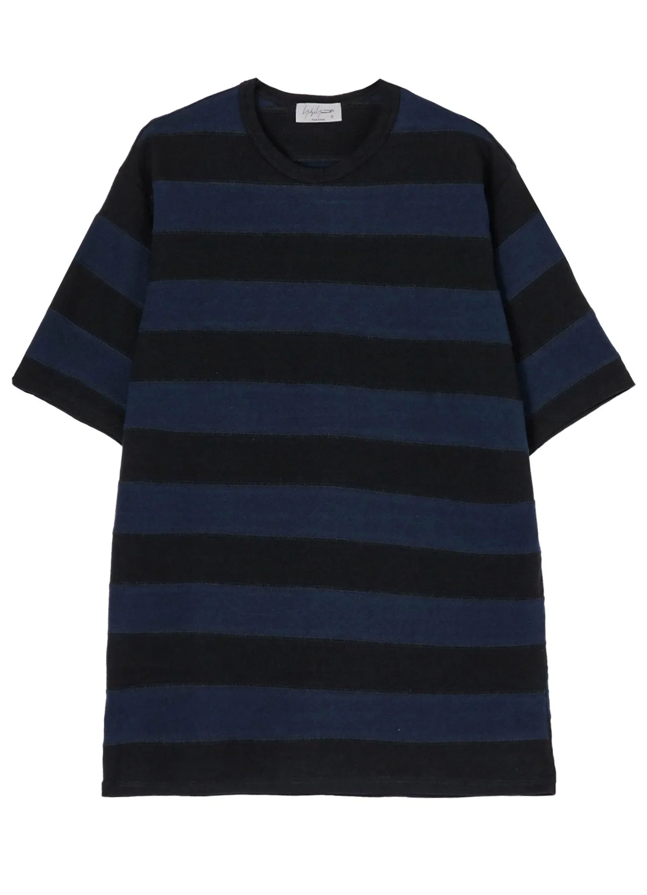 19/1 PLAIN STITCH STRIPE SHORT SLEEVE sold by Yohji Yamamoto product image thumbnail 2