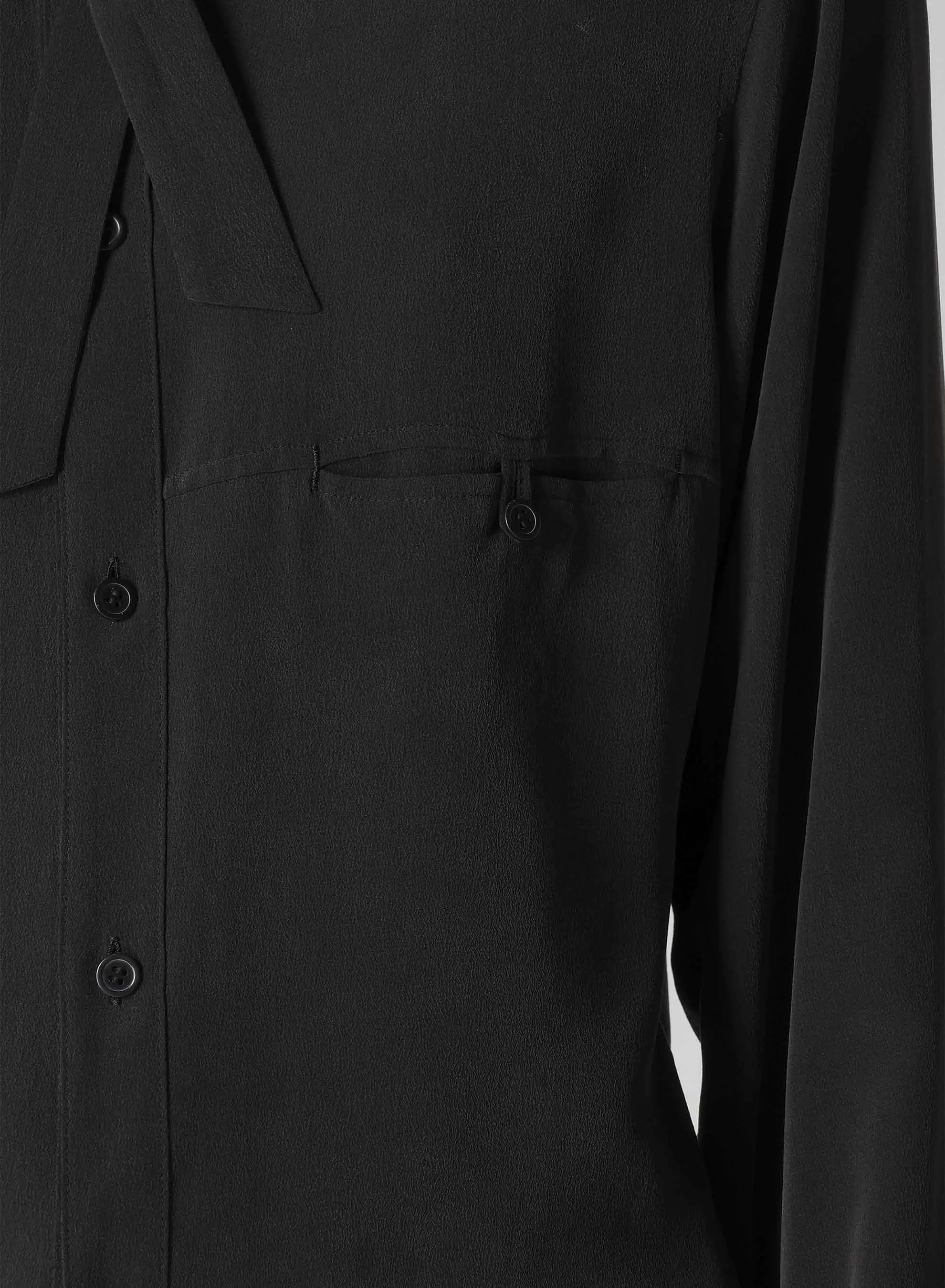 16M DECINE RIBBON SPARE COLLAR BLOUSE sold by Yohji Yamamoto product image thumbnail 5