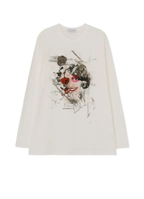 30/- COMBED SINGLE JERSEY PT LONG SLEEVE sold by Yohji Yamamoto