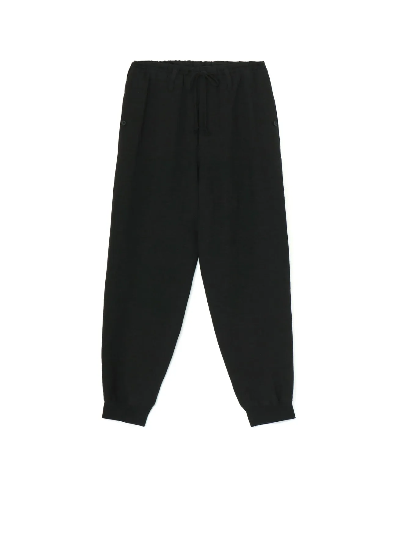 LI/RYCANVAS RIBBED HEM PANTS sold by Yohji Yamamoto