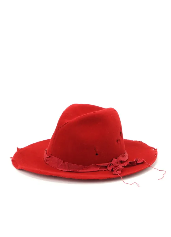 DAMAGE PROCESSED FUR HAT sold by Yohji Yamamoto