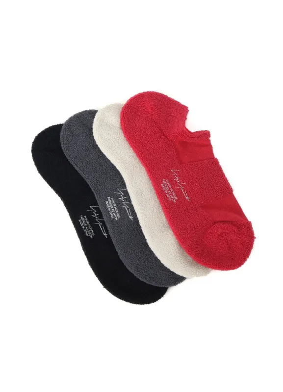 PILE COTTON LINEN SHORT PILE SOCKS sold by Yohji Yamamoto