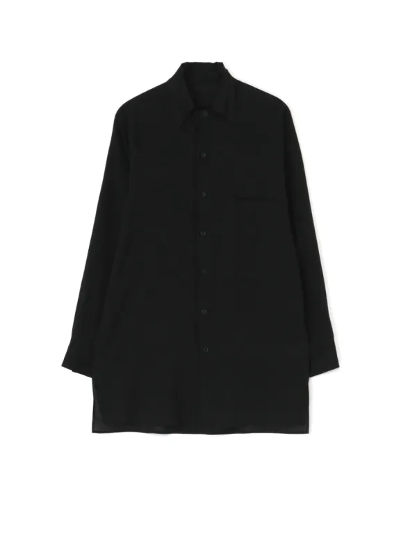 CELLULOSE LAWN Z-ATTACHED COLLAR B sold by Yohji Yamamoto