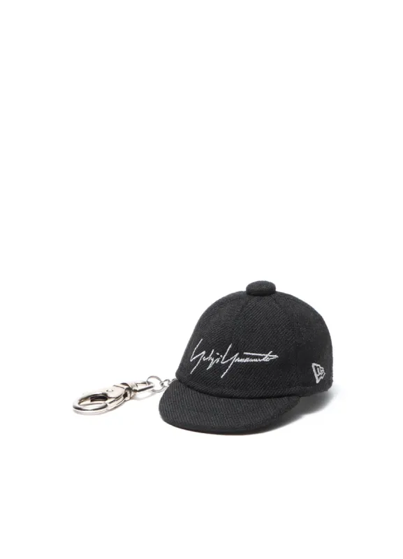 Yohji Yamamoto × New Era BLACK SERGE CAP KEYHOLDER BLACK/GRAY sold by Yohji Yamamoto