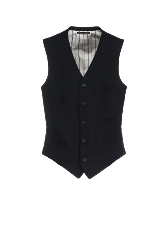 ARMY GABARDINE 5BS VEST sold by Yohji Yamamoto