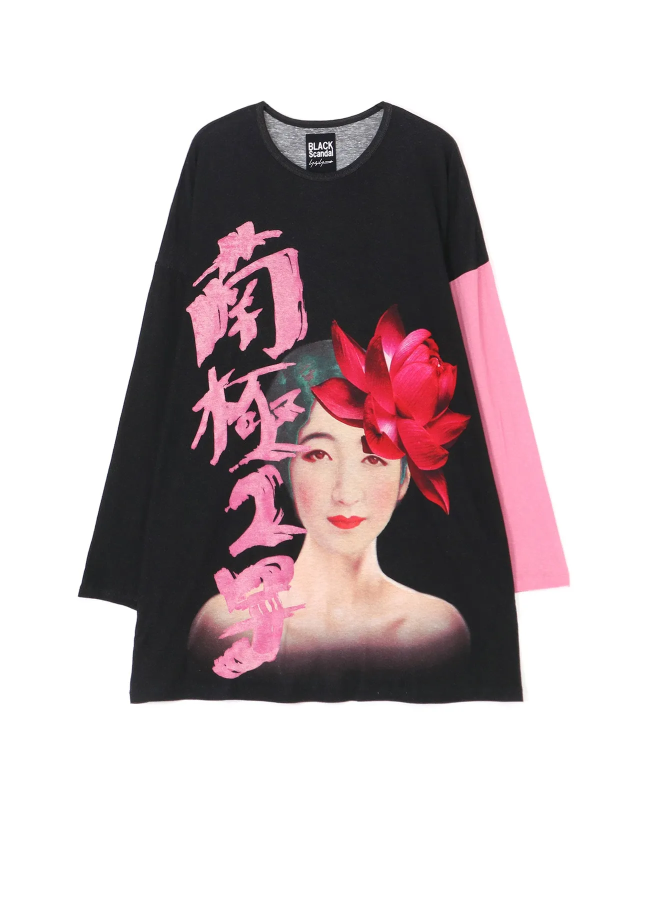 PRINTED LONG SLEEVE T-SHIRT sold by Yohji Yamamoto