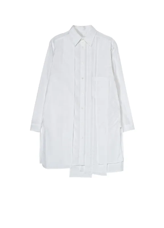 BROAD CHAIN STITCH PANEL BLOUSE sold by Yohji Yamamoto