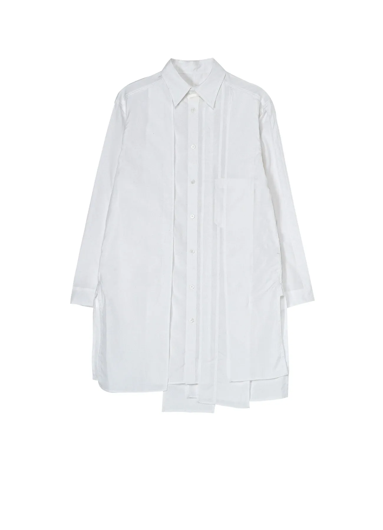 BROAD CHAIN STITCH PANEL BLOUSE sold by Yohji Yamamoto