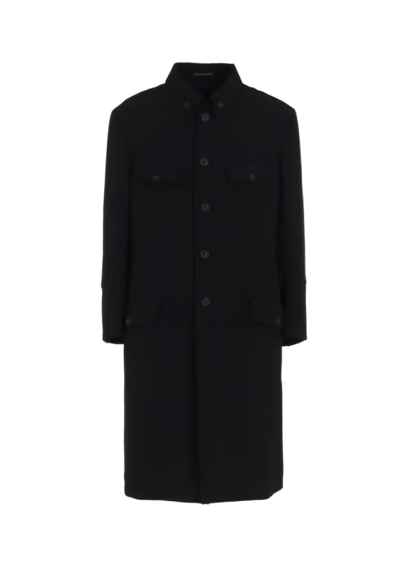 ARMY GABARDINE BACK BOX PLEATS JACKET sold by Yohji Yamamoto