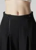 WOOL GABARDINE ZIP TUCKED SHORT PANTS sold by Yohji Yamamoto