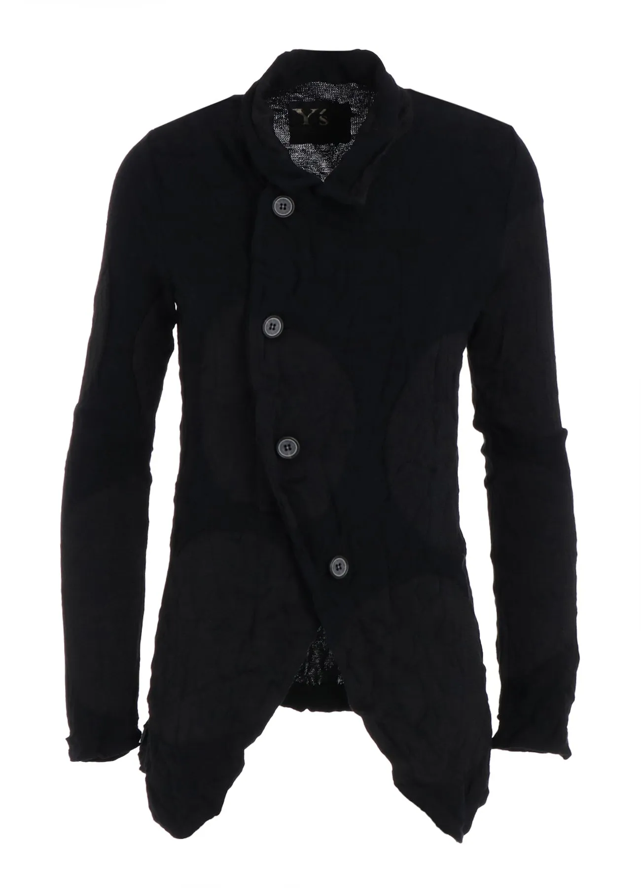 GIGA POLKA DOTSLINKS WRINKLE 4 BUTTON JACKET sold by Yohji Yamamoto product image thumbnail 2