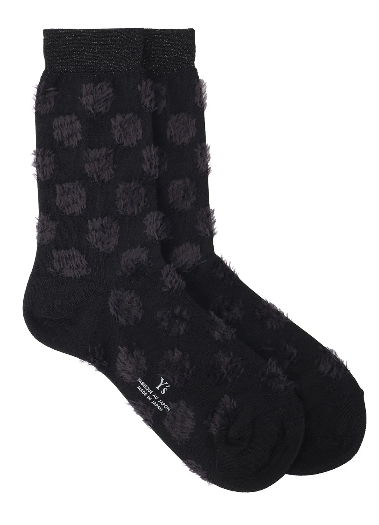 DOT JACQUARD SOCKS sold by Yohji Yamamoto product image thumbnail 2
