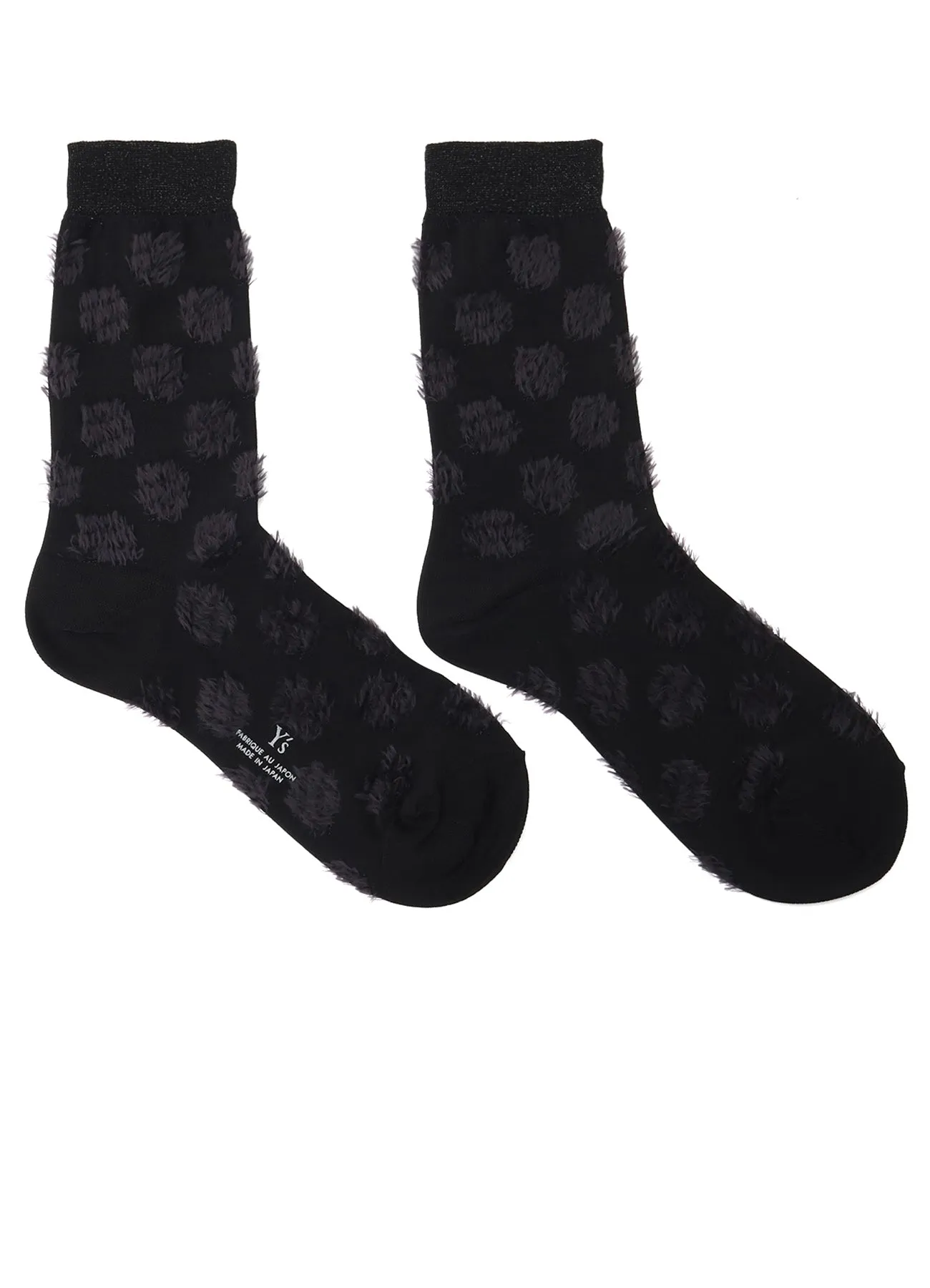 DOT JACQUARD SOCKS sold by Yohji Yamamoto product image thumbnail 3