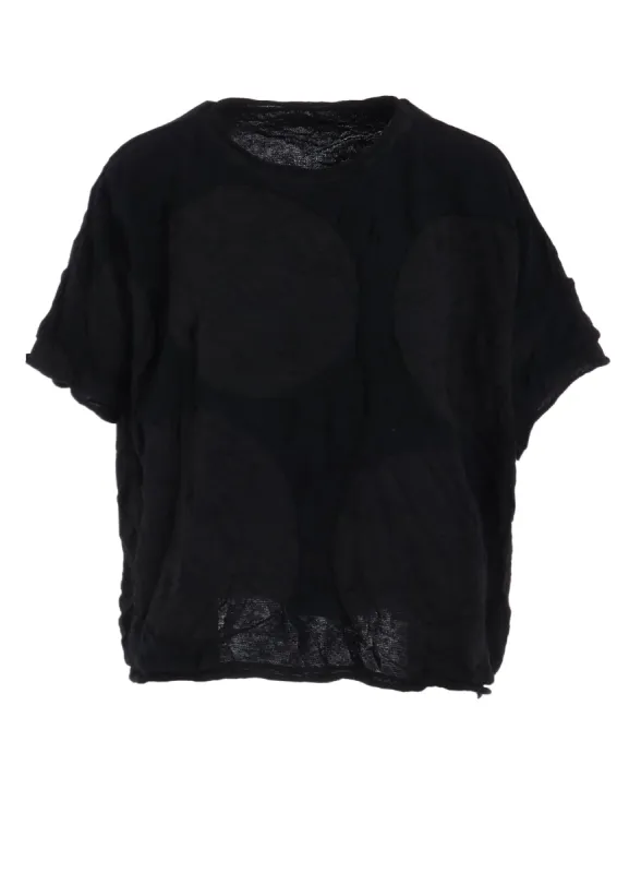 GIGA POLKA DOTS LINKS WRINKLE BIG PULLOVER sold by Yohji Yamamoto