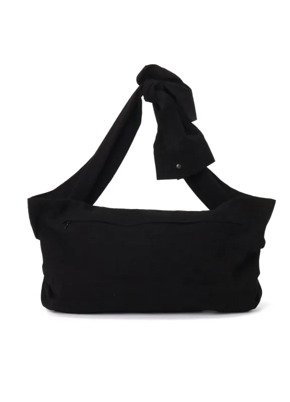 VISCOSE TRIACETATE TWILL SHIRT SLEEVE BODY BAG sold by Yohji Yamamoto