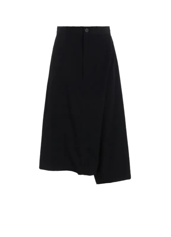 WOOL GABADINE SARUEL SKIRT PANTS sold by Yohji Yamamoto
