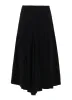 TA/PE CREPE DE CHINE R-FLARE SKIRT sold by Yohji Yamamoto
