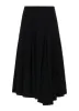 TA/PE CREPE DE CHINE R-FLARE SKIRT sold by Yohji Yamamoto