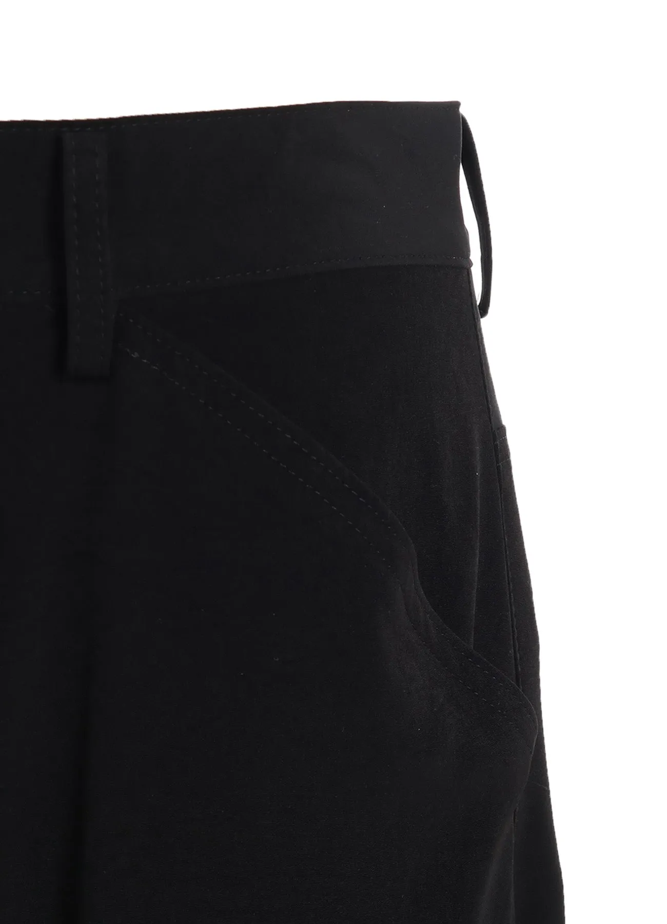 TA/PE CREPE DE CHINE R-MACKIN SARUEL PANTS sold by Yohji Yamamoto product image thumbnail 5