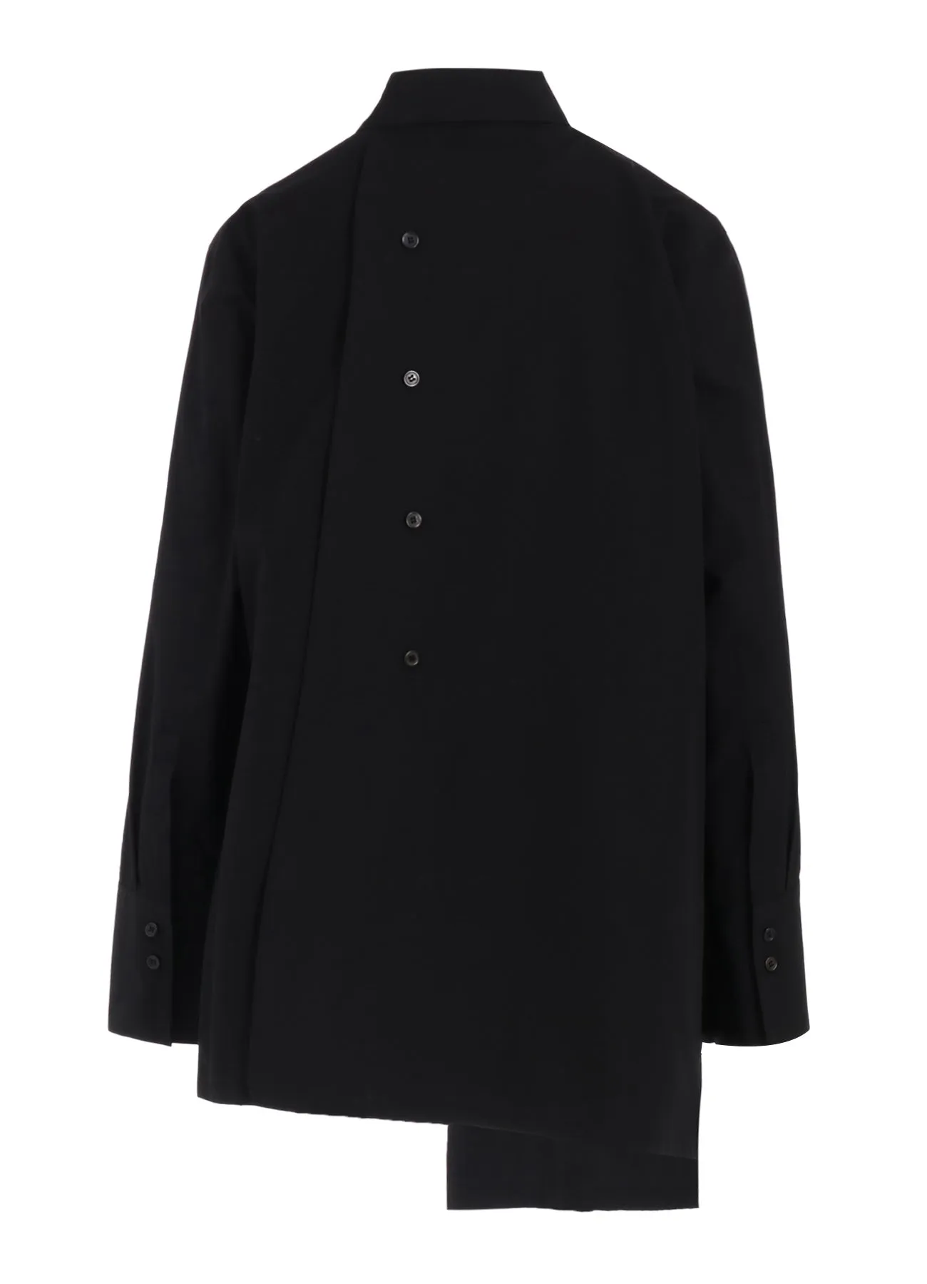 BROAD R-ASYMMETRY BLOUSE sold by Yohji Yamamoto product image thumbnail 4