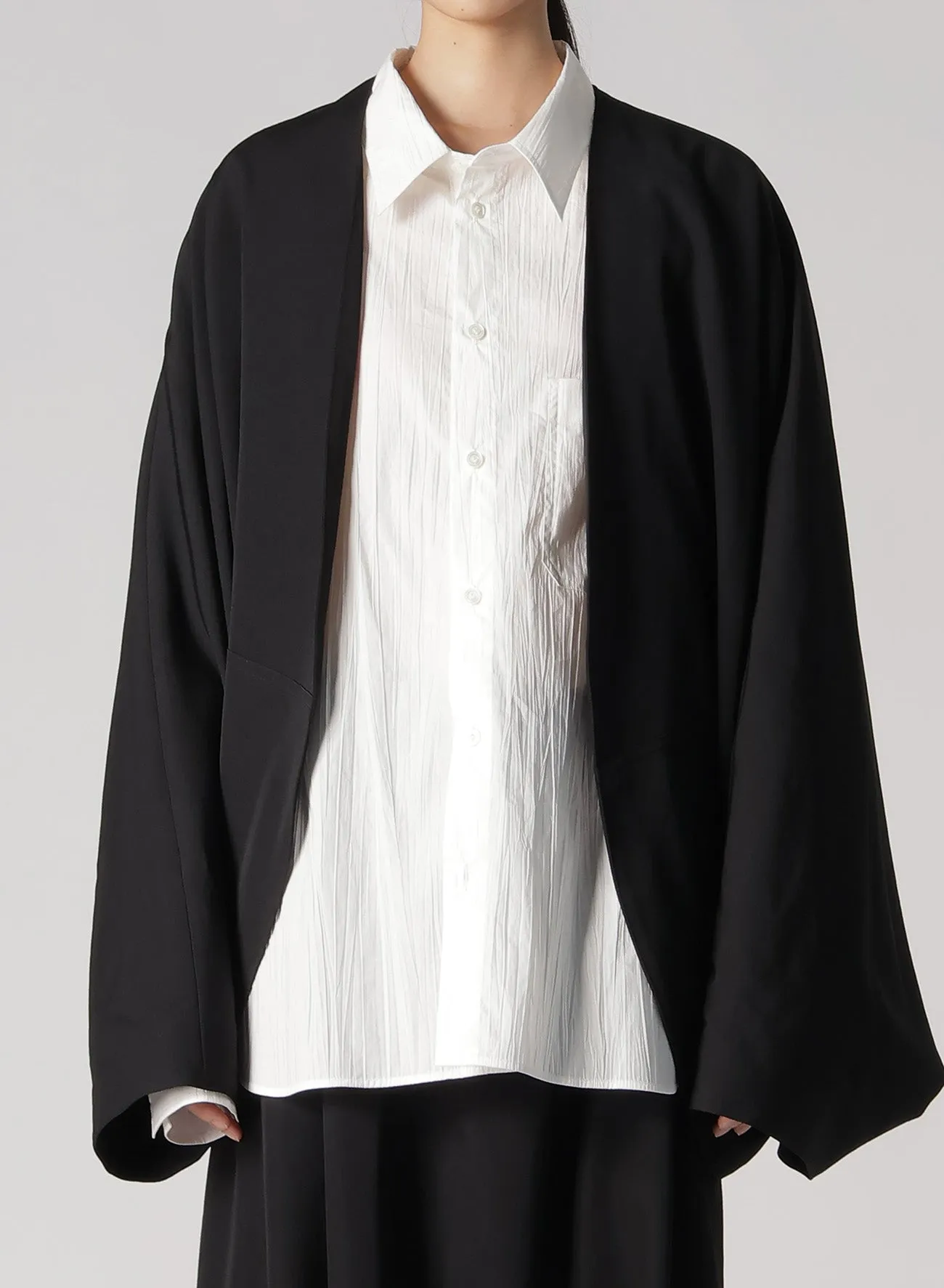 WOOL GABARDINE DOLMAN SLEEVE JACKET sold by Yohji Yamamoto product image thumbnail 5
