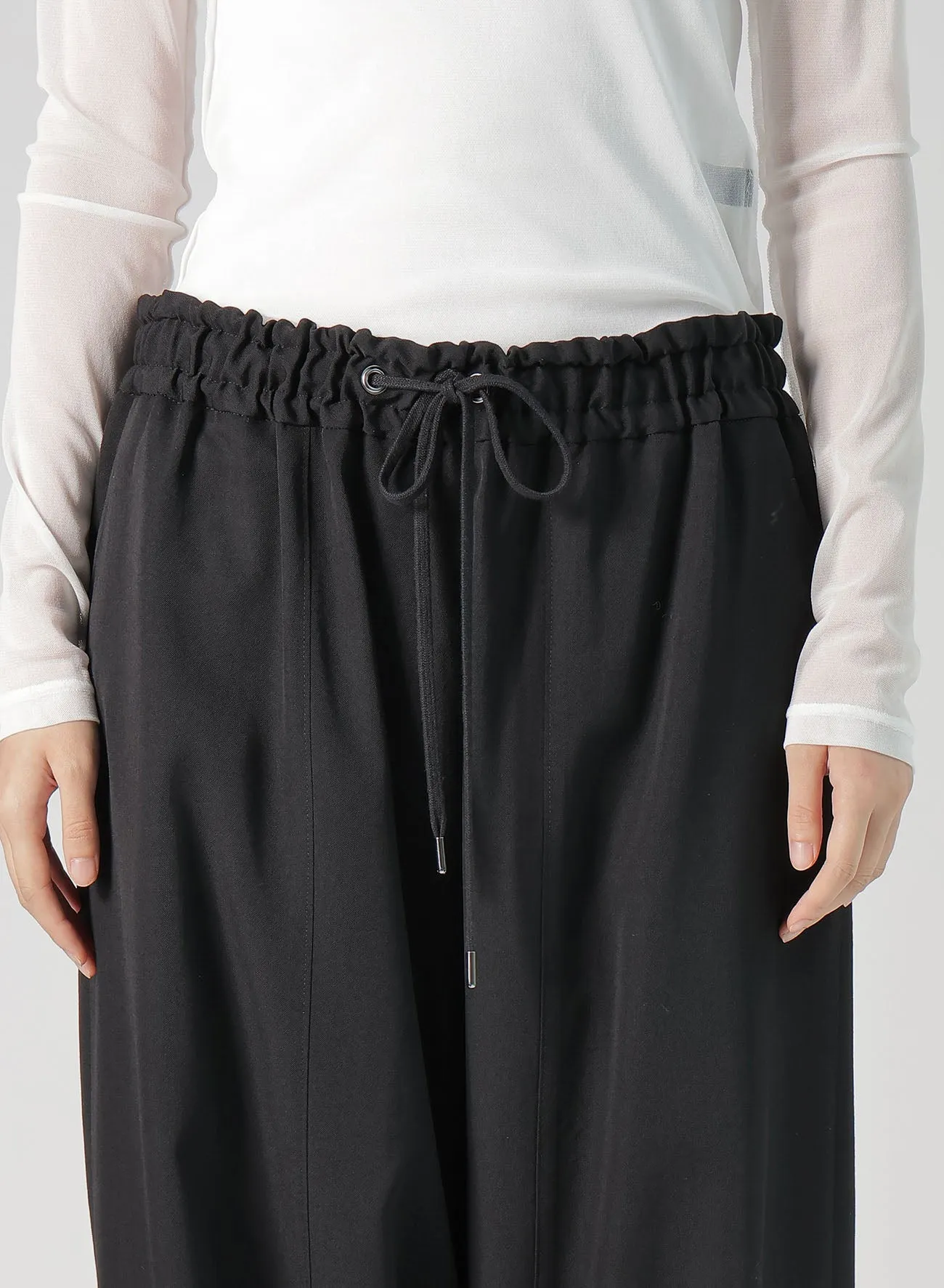 WOOL GABARDINE SARROUEL PANTS sold by Yohji Yamamoto product image thumbnail 5