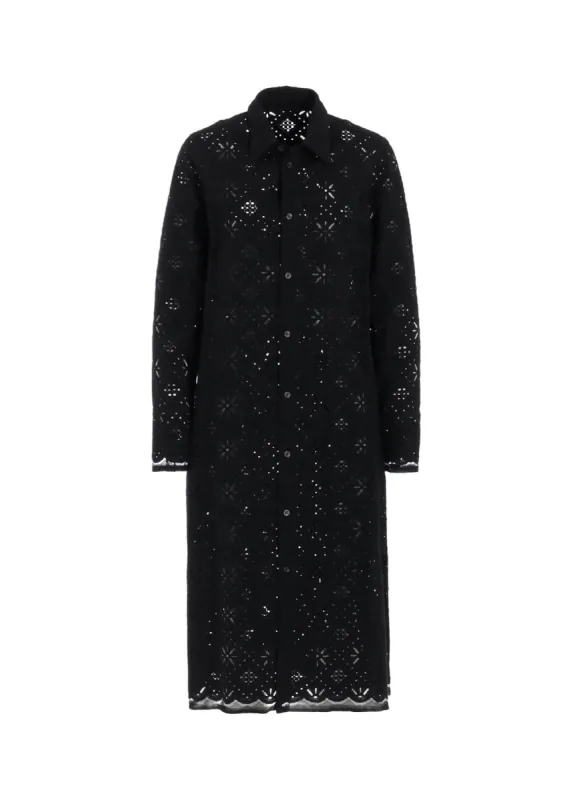 COTTON LACE LONG SHIRT sold by Yohji Yamamoto