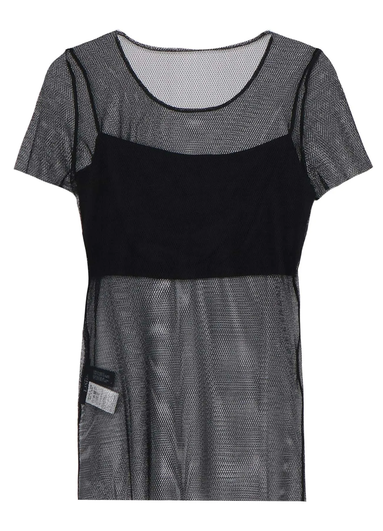 MODIFIED TULLE BUILT IN BRA T-SHIRT sold by Yohji Yamamoto product image thumbnail 3