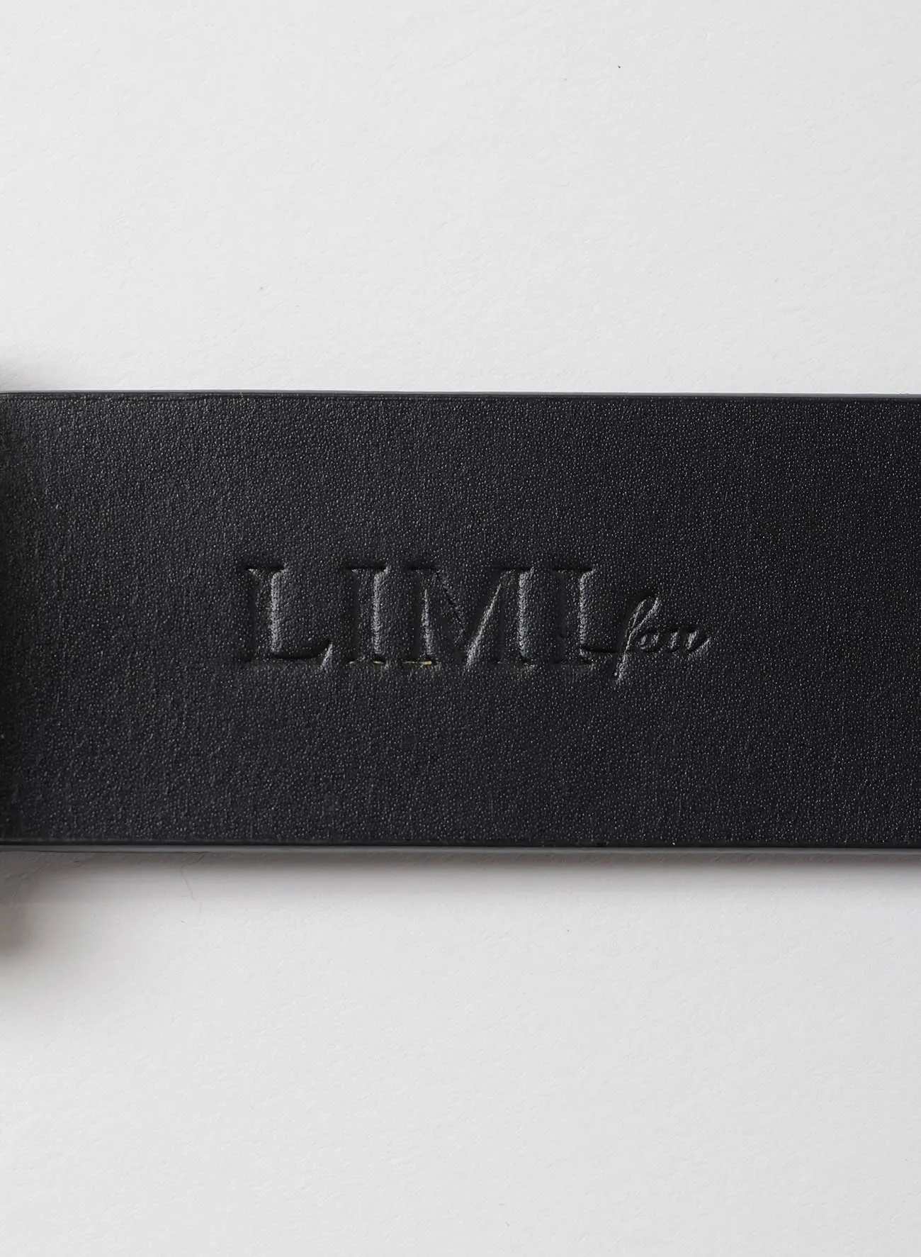 OIL TANNED LEATHER HALF ROUND STUDS BELT sold by Yohji Yamamoto product image thumbnail 4