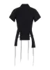 WOOL GABARDINE LACE-UP JACKET A sold by Yohji Yamamoto