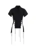 WOOL GABARDINE LACE-UP JACKET A sold by Yohji Yamamoto