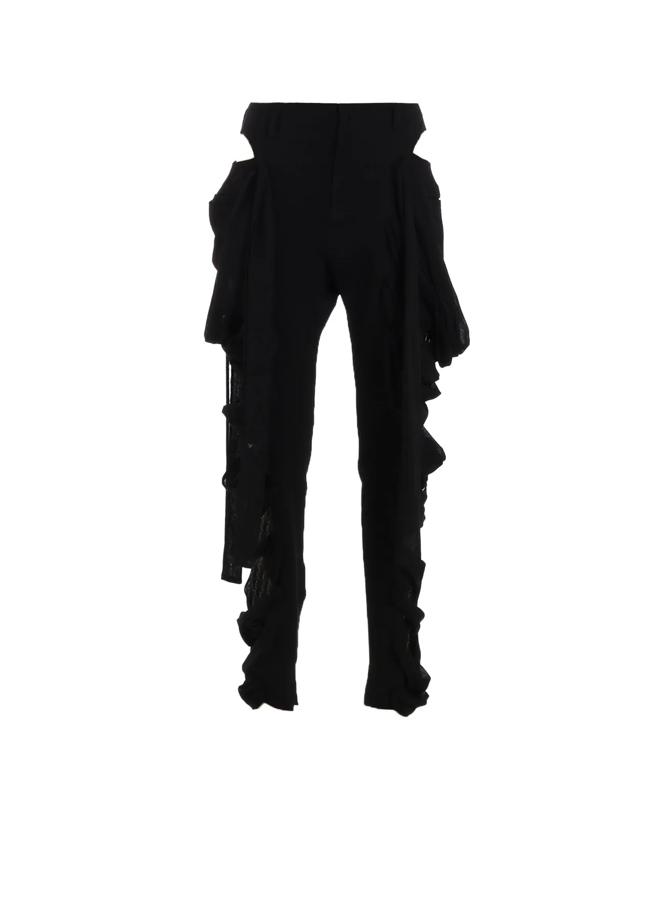 GAUZE RIBBON LACE-UP PANTS sold by Yohji Yamamoto
