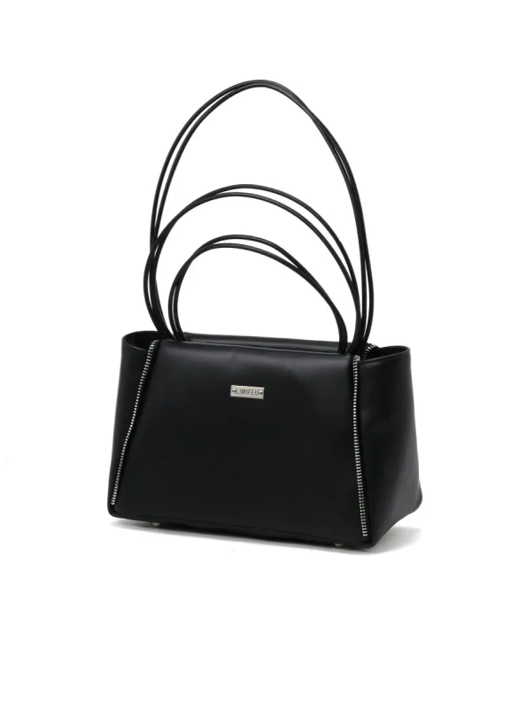 CHROME STEER THREE HANDLES SQUARE BAG sold by Yohji Yamamoto