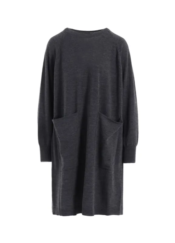 WASHABLE WOOL KNIT TUNIC sold by Yohji Yamamoto