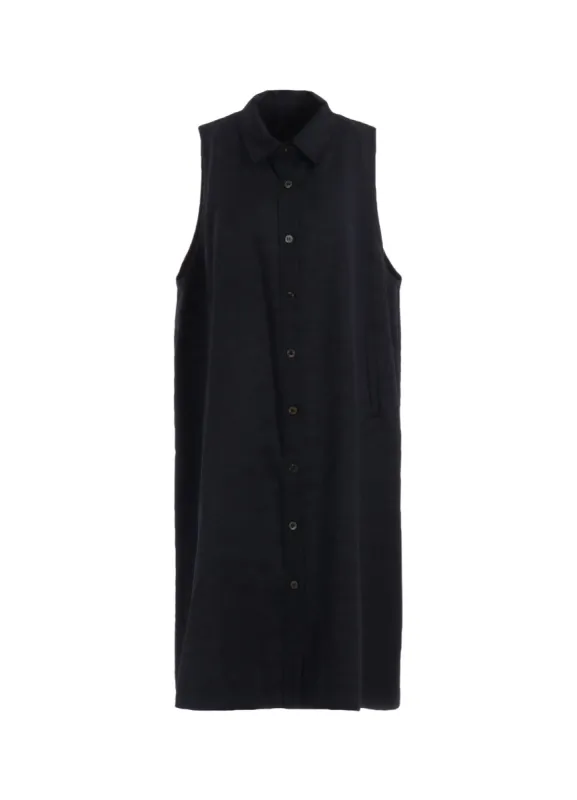 WOOL TWILL JUMPER DRESS sold by Yohji Yamamoto