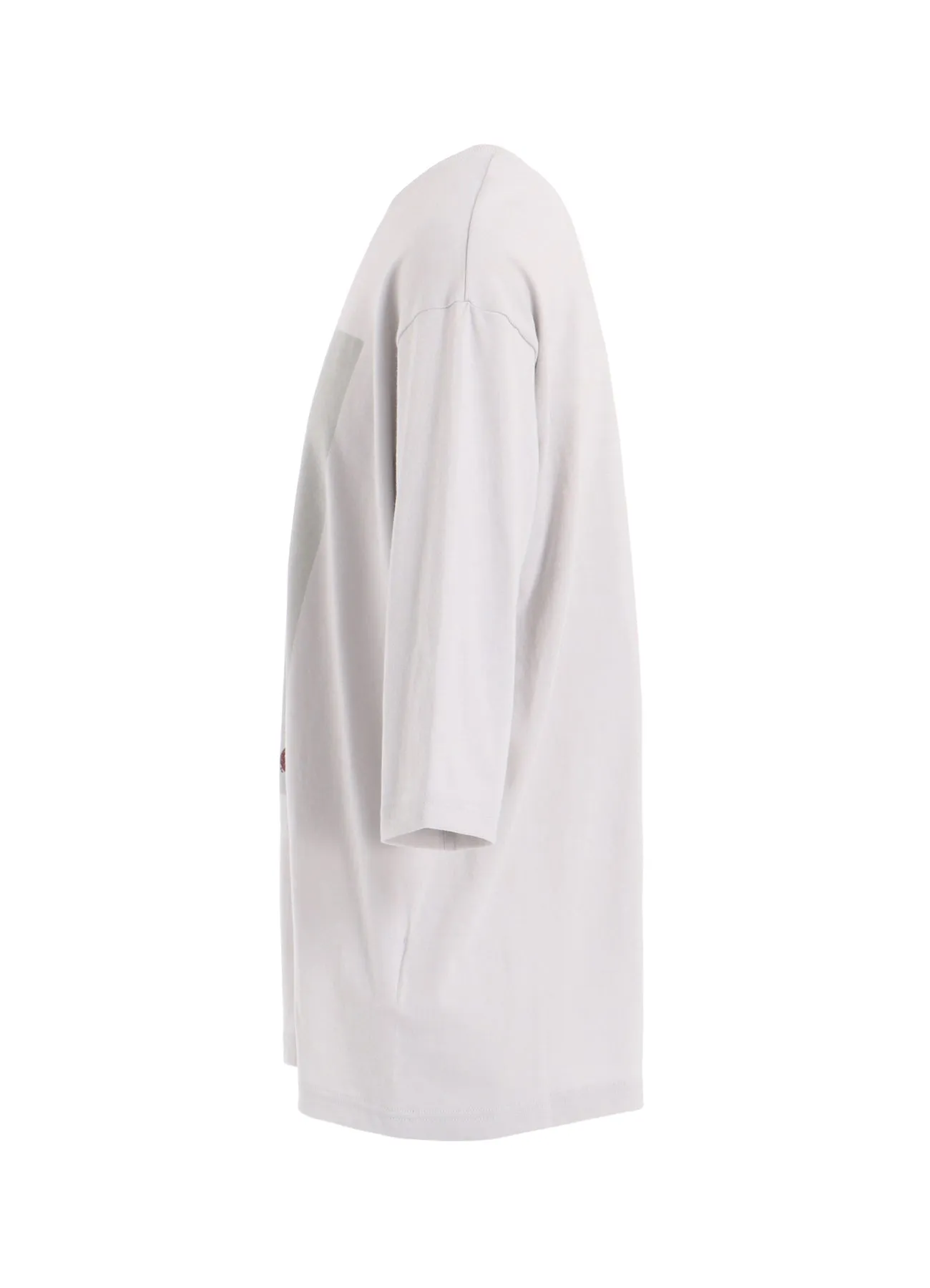 20/1 COMBED JERSEY FLOWER PRINT 3/4 SLEEVE SHIRT sold by Yohji Yamamoto product image thumbnail 3