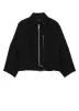 WOOL BLEND NEP STRIPE PANEL BLOUSON sold by Yohji Yamamoto