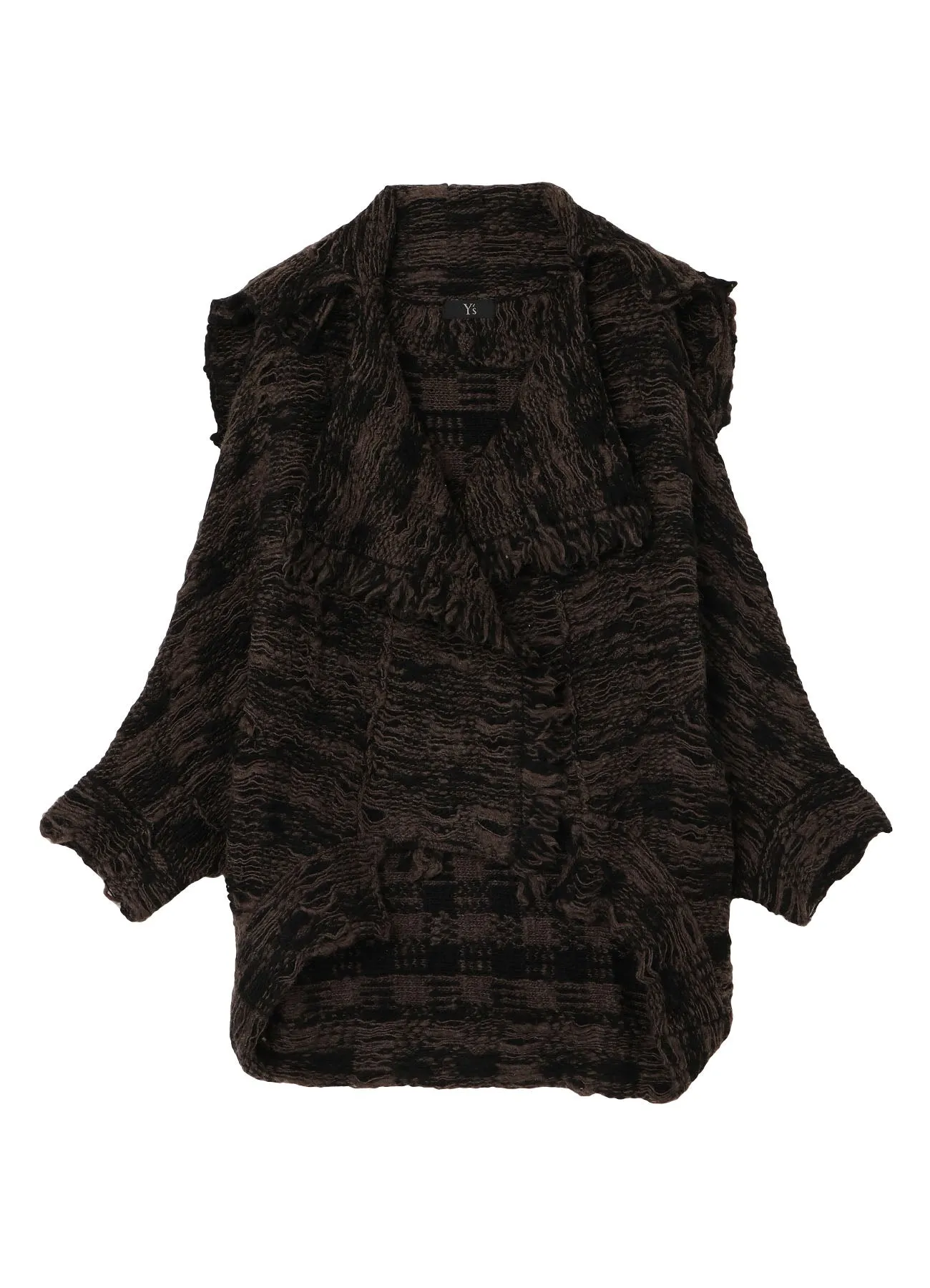 PLAID JACQUARD DOUBLE POCKET CARDIGAN sold by Yohji Yamamoto product image thumbnail 2