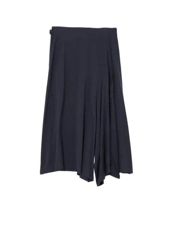 HARD TWISTED GABARDINE LEFT SIDE FLAP PANTS sold by Yohji Yamamoto